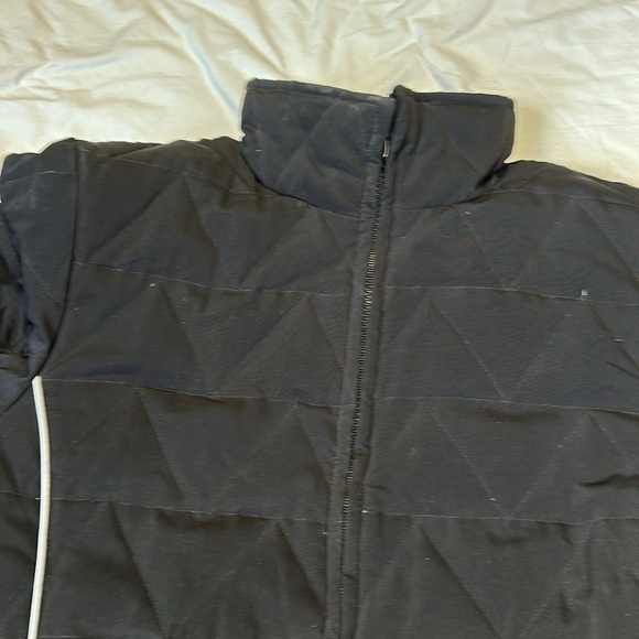 Liz Claiborne Quilted Black Jacket Womens Small Heavy Down Coat Water Resistant_ - Picture 4 of 10